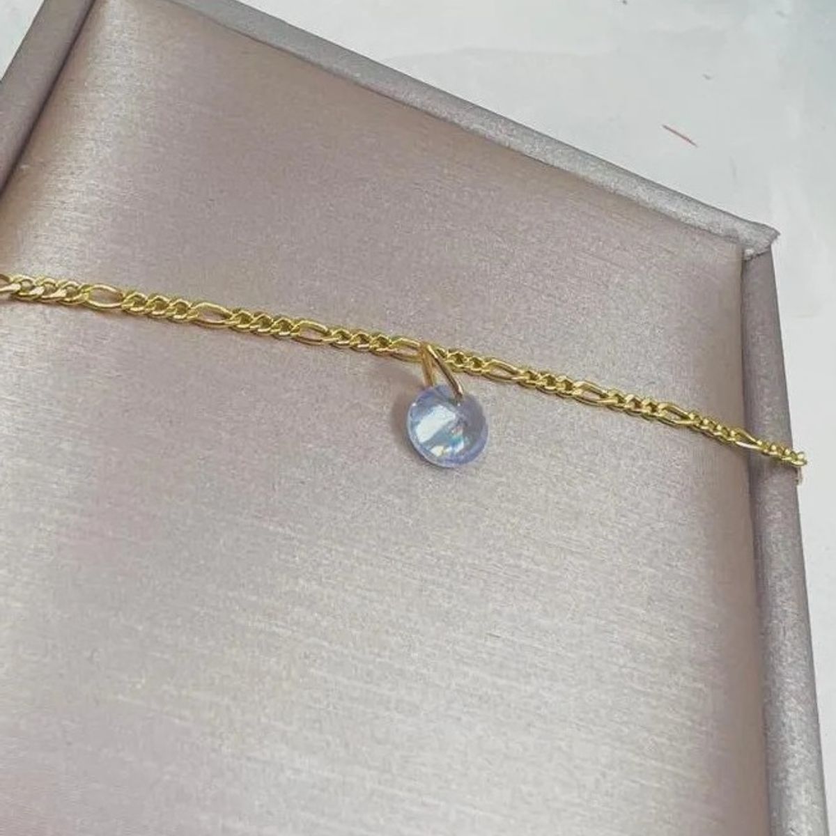 GENERICO - Colgante Punto De Luz Mini Oro Laminado 18k