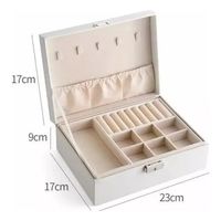 Joyero Organizador De Joyas Caja Con Divisiones
