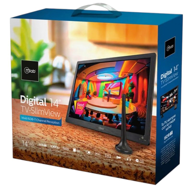 MLAB - TV MLAB-TV14P 14” Portátil con Batería Recargable