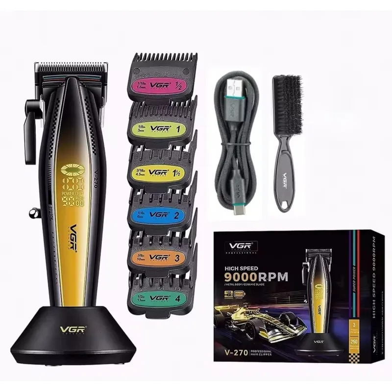 VGR VOYAGER - Maquina cortar de pelo profesional VGR V270