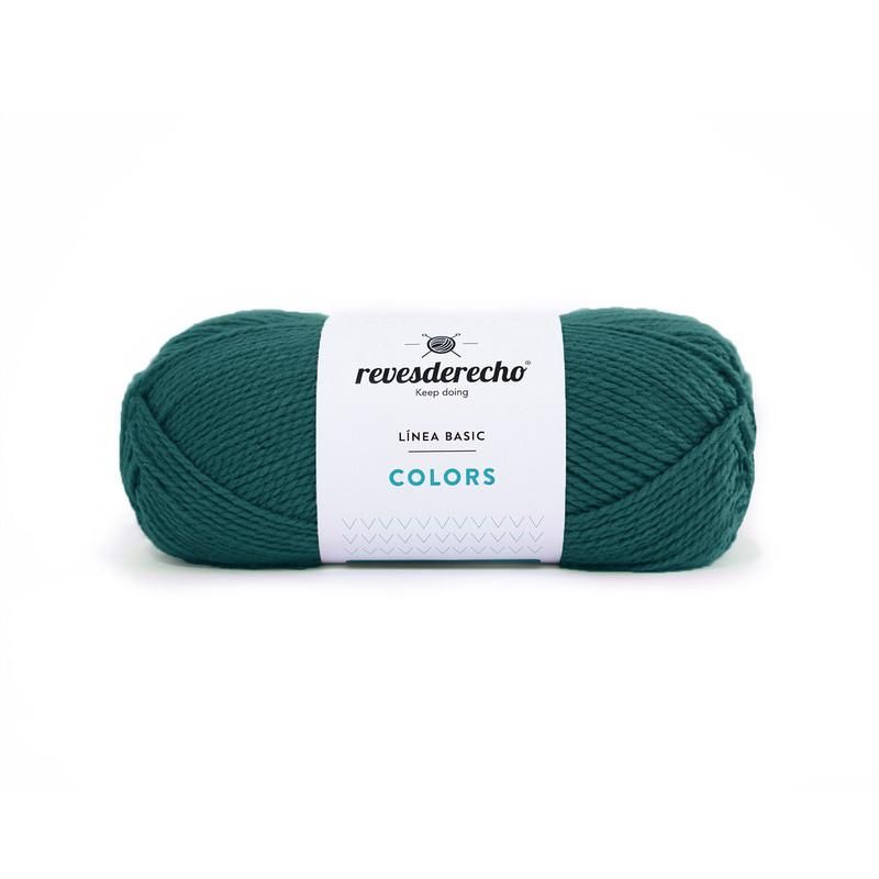 REVESDERECHO - Lana Colors  Revesderecho 100grs - Verde Petroleo	837