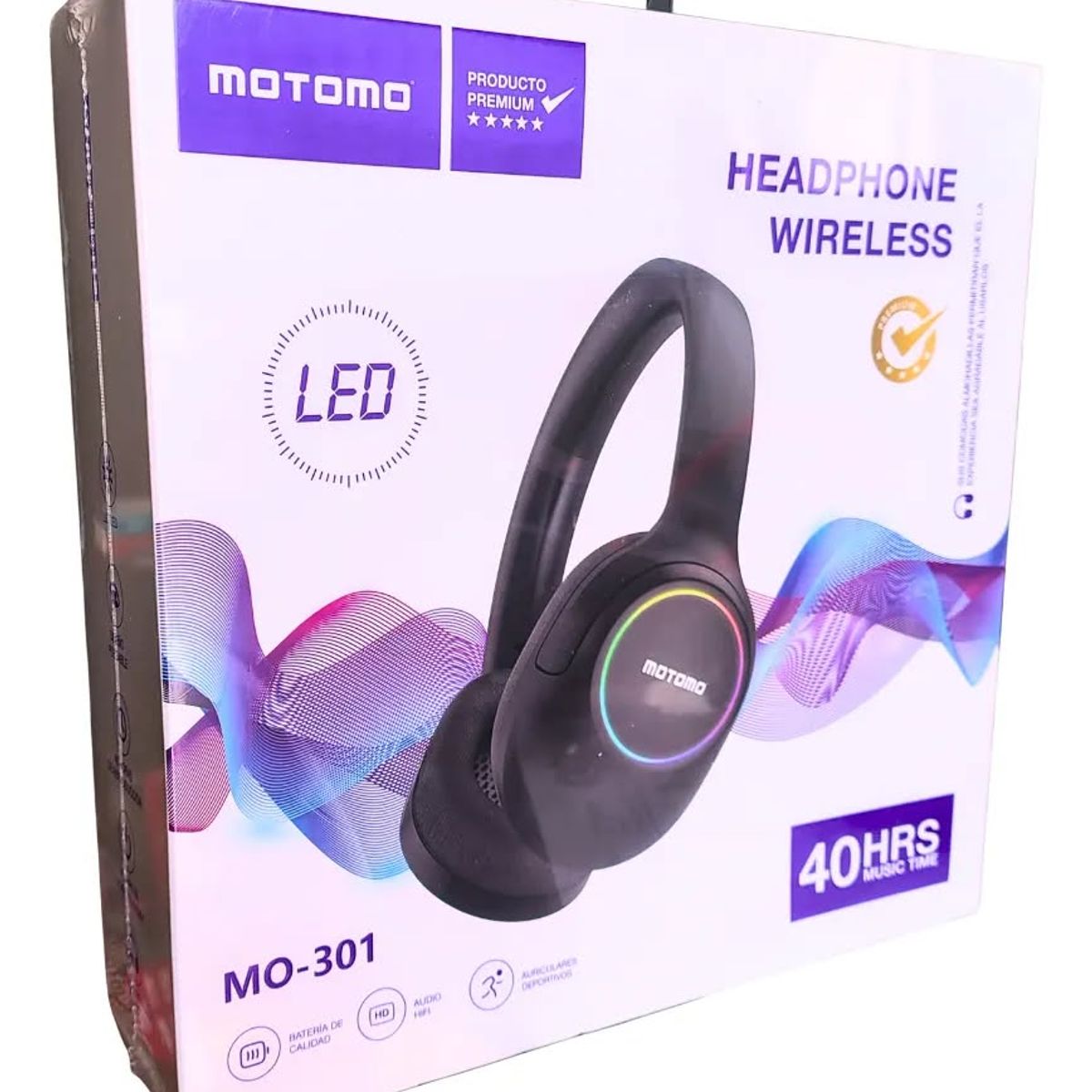 GENERICO - Audifonos Motomo inalambrico MO-301 40HRS