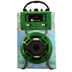 GENERICO - Parlante Portatil Bluetooth mini karaoke Greene