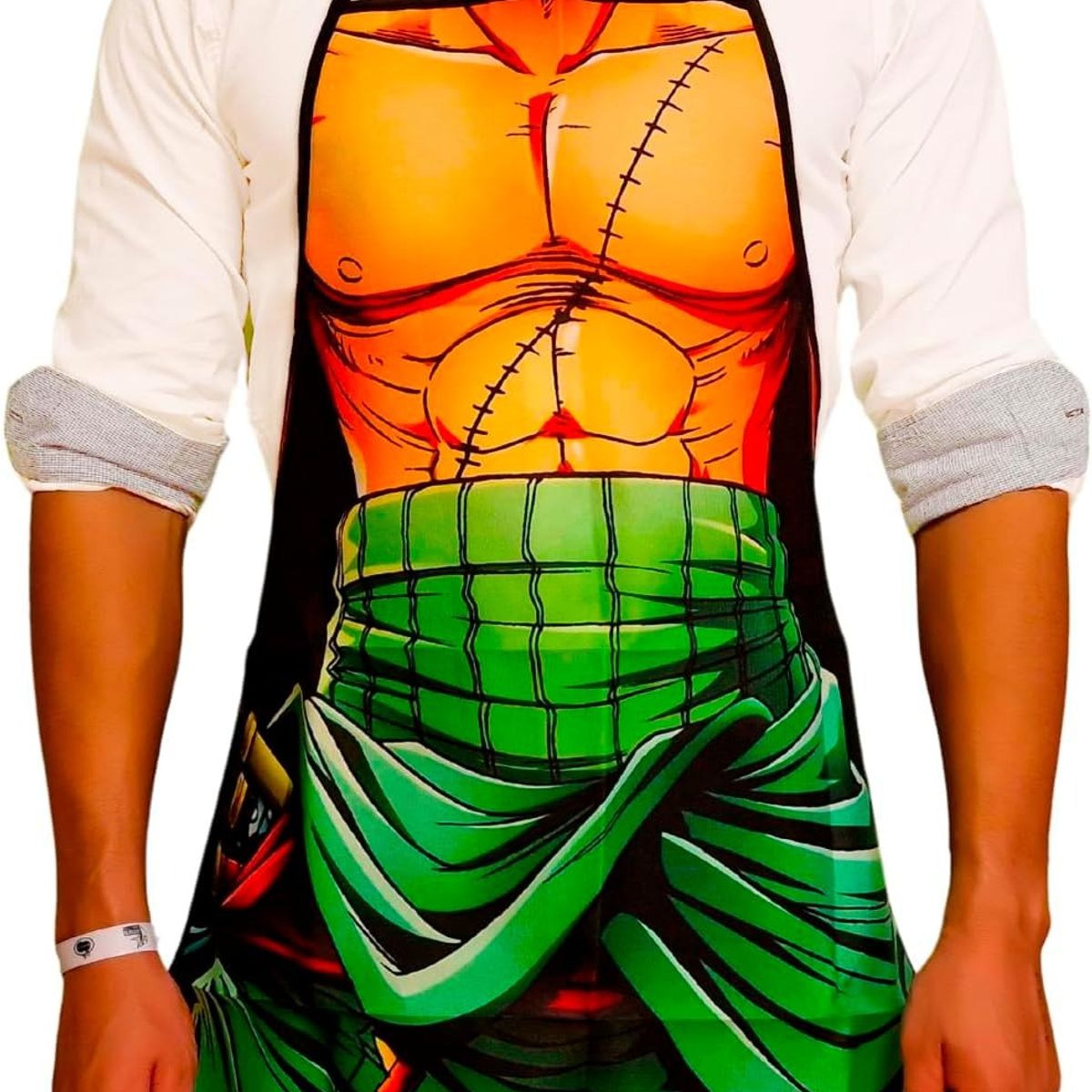 GENERICO - Delantal  cocina divertido One piece  Zoro