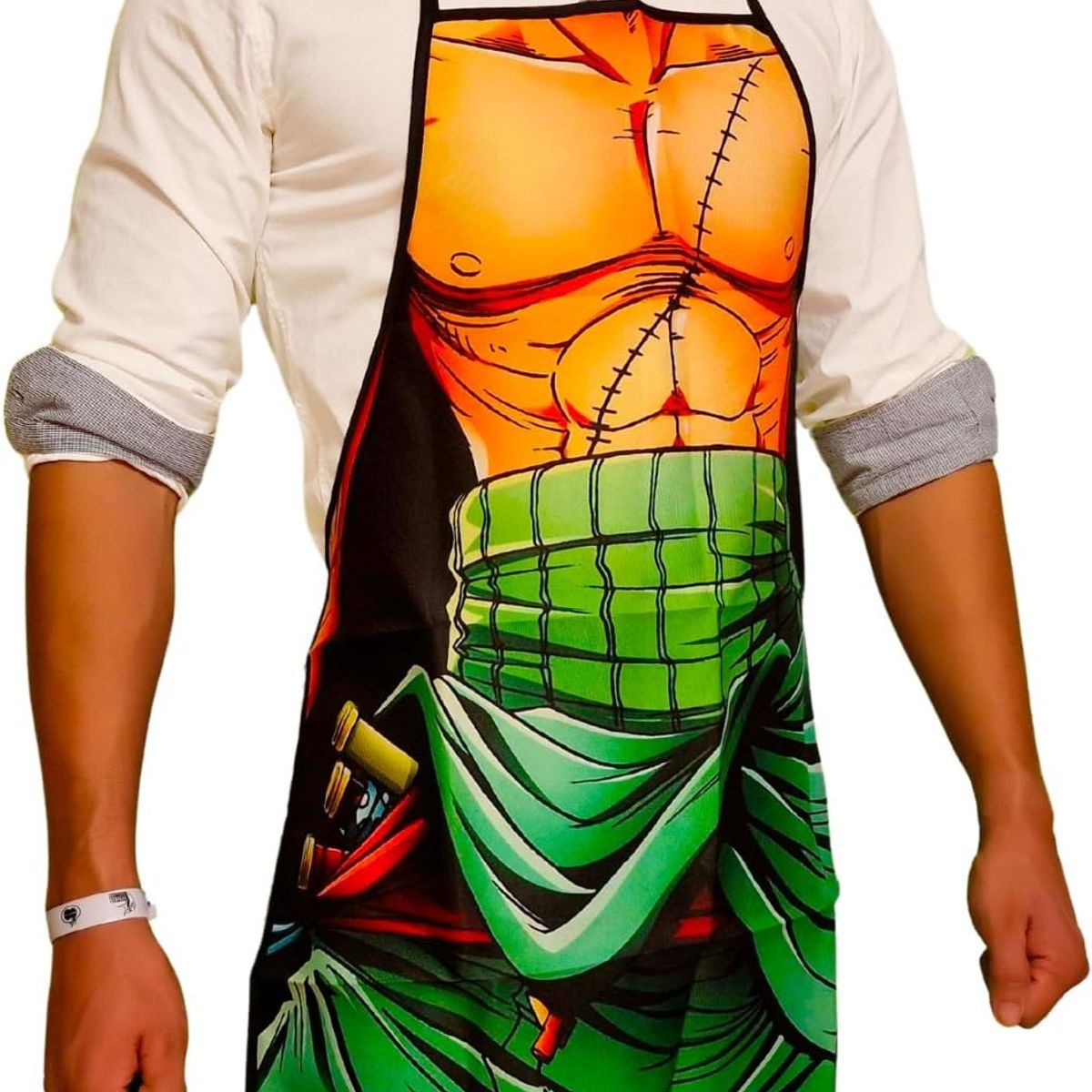 GENERICO - Delantal  cocina divertido One piece  Zoro