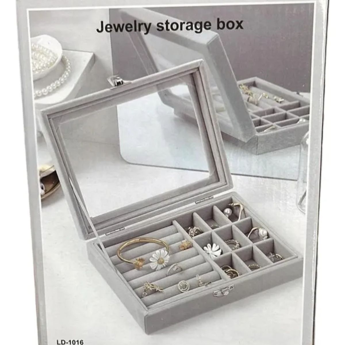 GENERICO - Joyero Caja Exhibición Estuche Organizador De Joyas