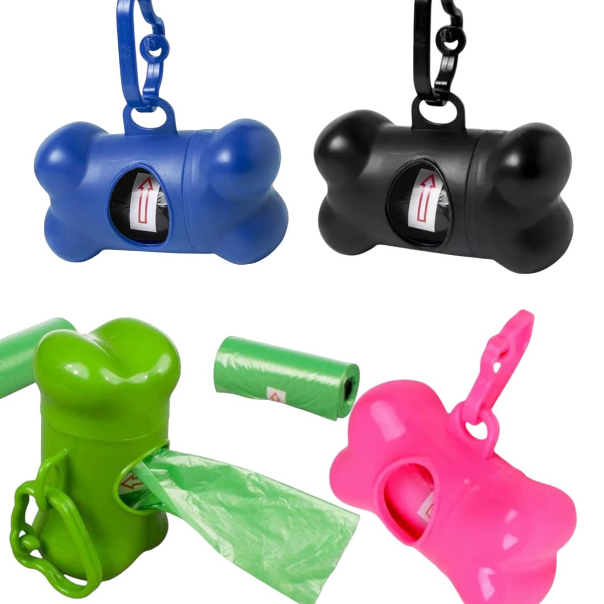 GENERICO - Dispensador Porta Bolsas Recoge Fecas Mascotas+ 45