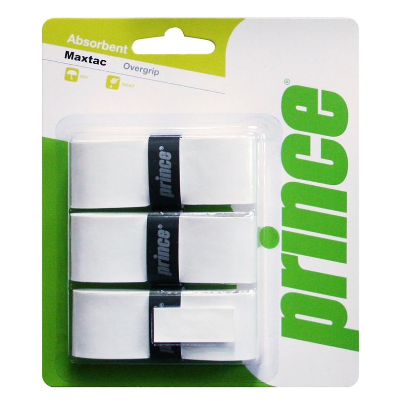 GENERICO - OVERGRIP PRINCE MAXTAC BLANCO X3