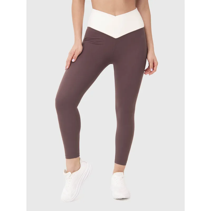 BSOUL - Calza Deportiva Mujer Hr Ankle Leg Eva Café BSOUL