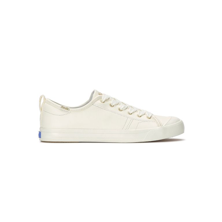 Zapatilla Cuero Mujer New Ltt Leather Beige