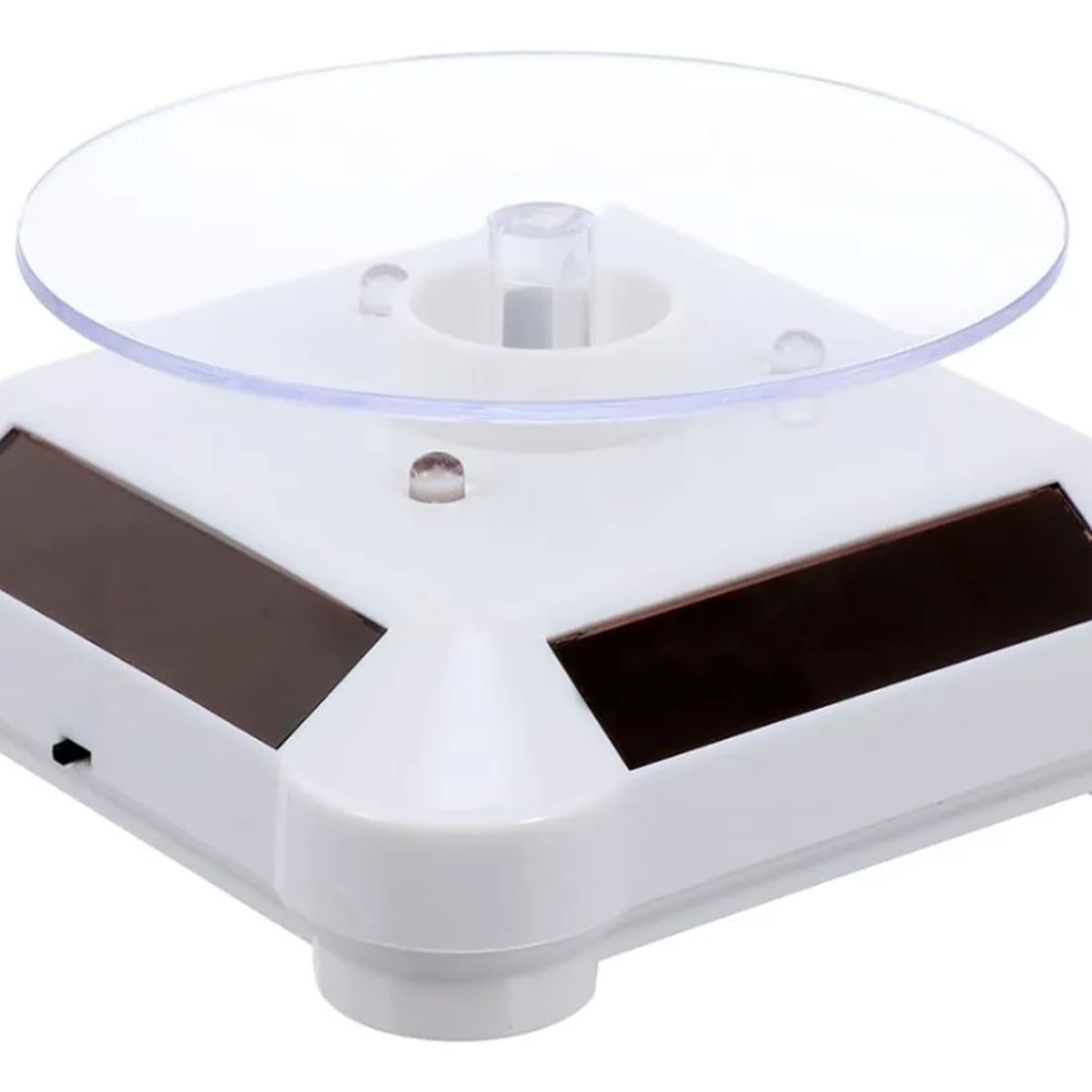 GENERICO - Exhibidor Mostrador De Joyas Giratorio 360° Panel Solar