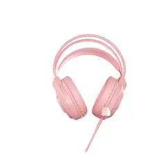 XTECH - Khione XTH-564 Audífonos Gamer LED Estéreo Rosados