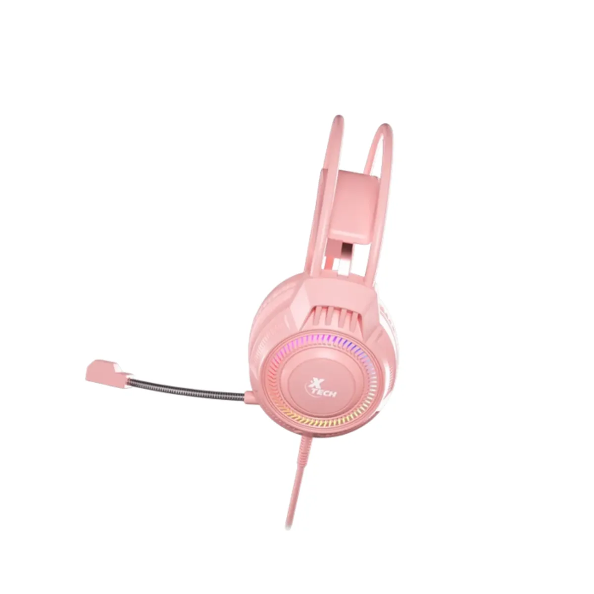 XTECH - Xtech Khione XTH-564 Audífonos Gamer LED Estéreo Rosados