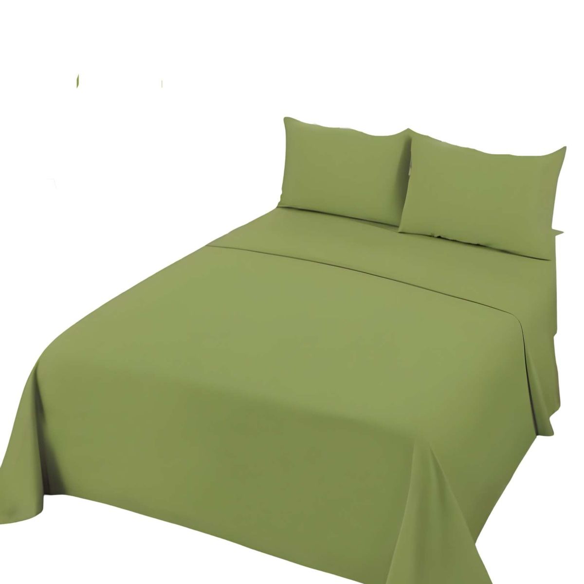 GENERICO - SET DE SABANAS KING VERDE