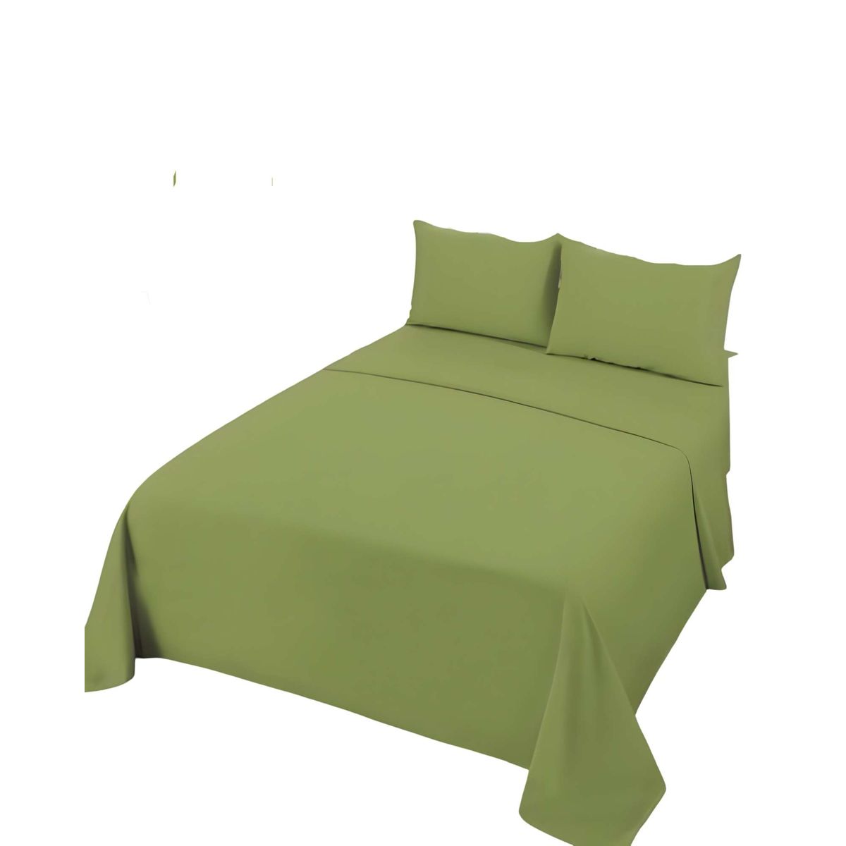 GENERICO - SET DE SABANAS KING VERDE