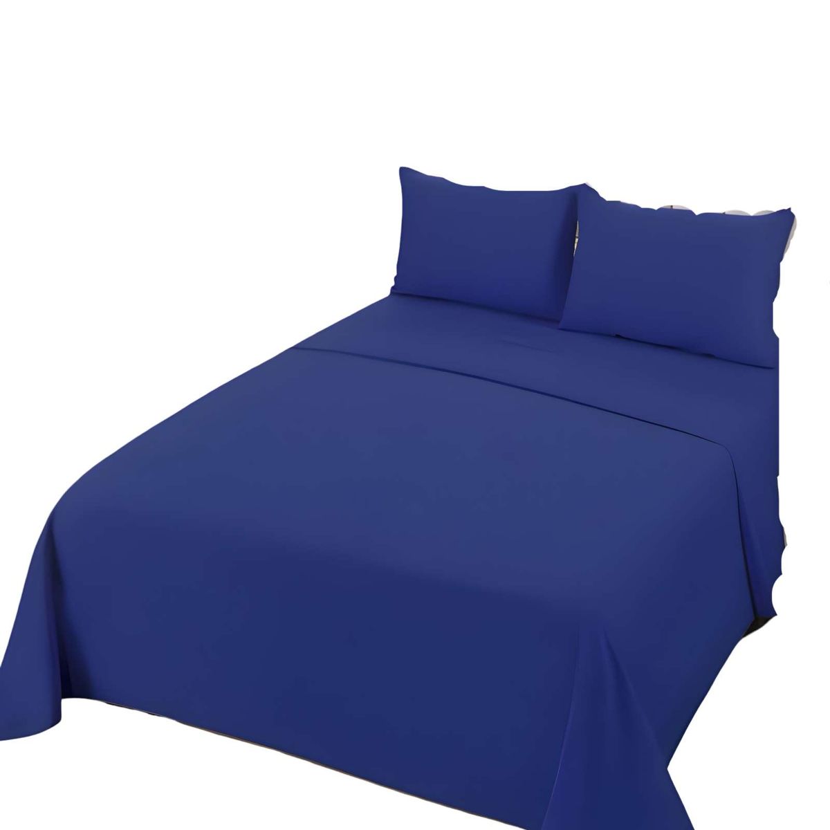 GENERICO - SET DE SABANAS SUPERKING AZUL MARINO