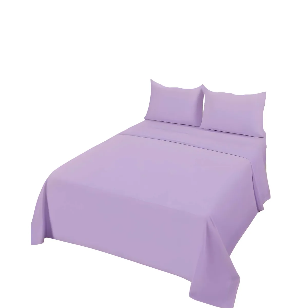 GENERICO - SET DE SABANAS 2 PLAZAS LILA