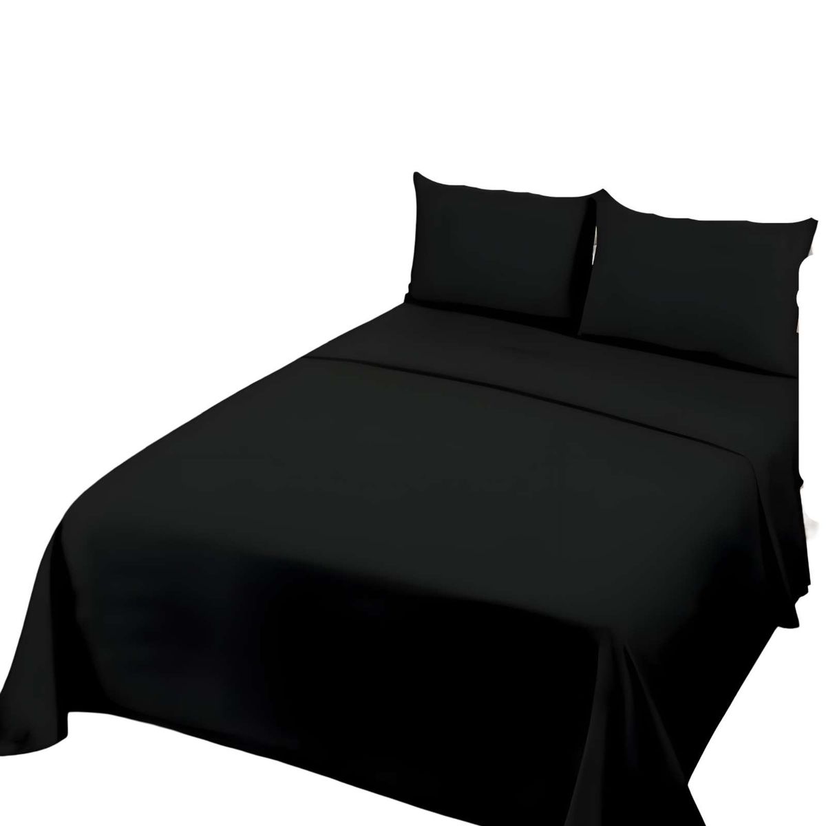 GENERICO - SET DE SABANAS KING NEGRO