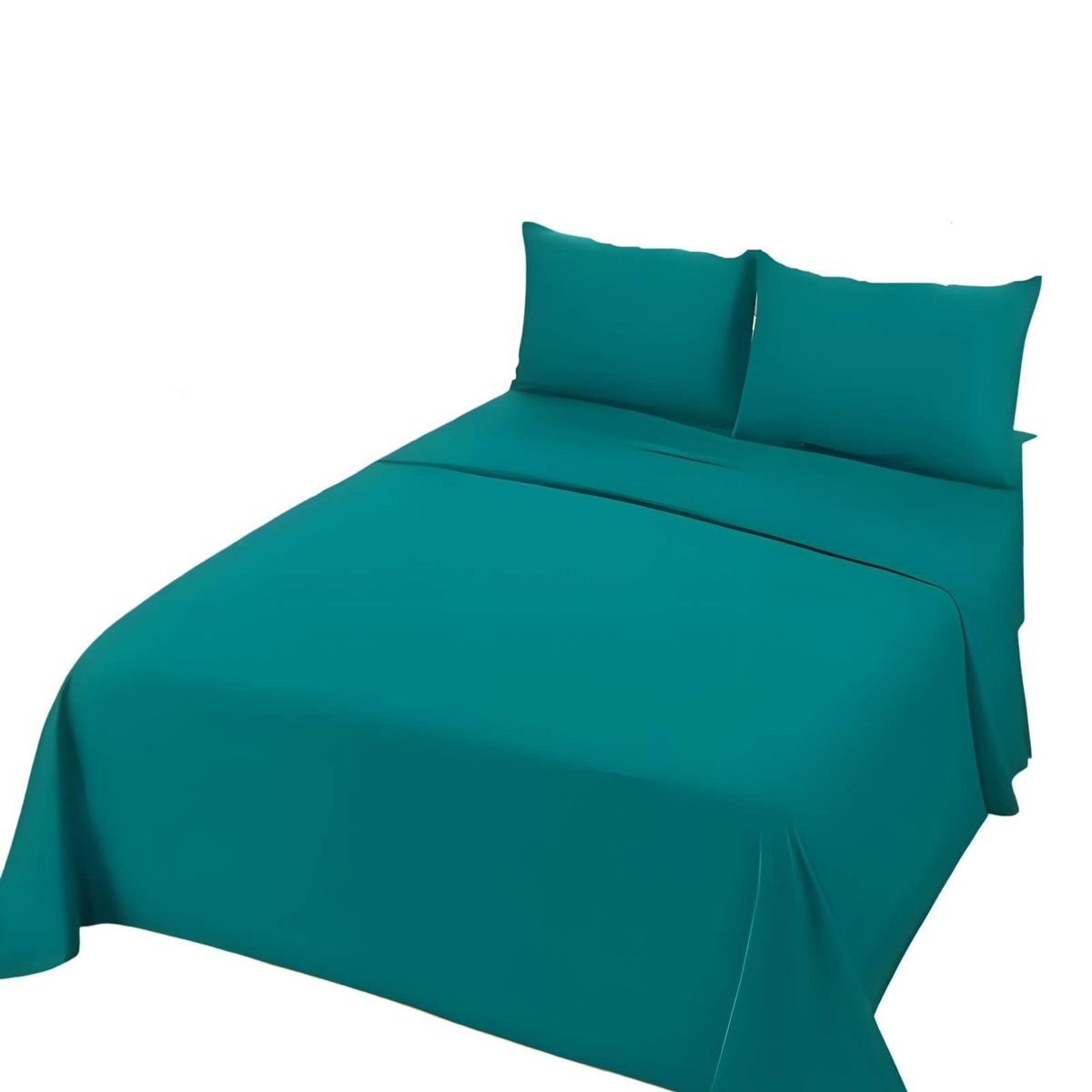 GENERICO - SET DE SABANAS SUPERKING TURQUESA