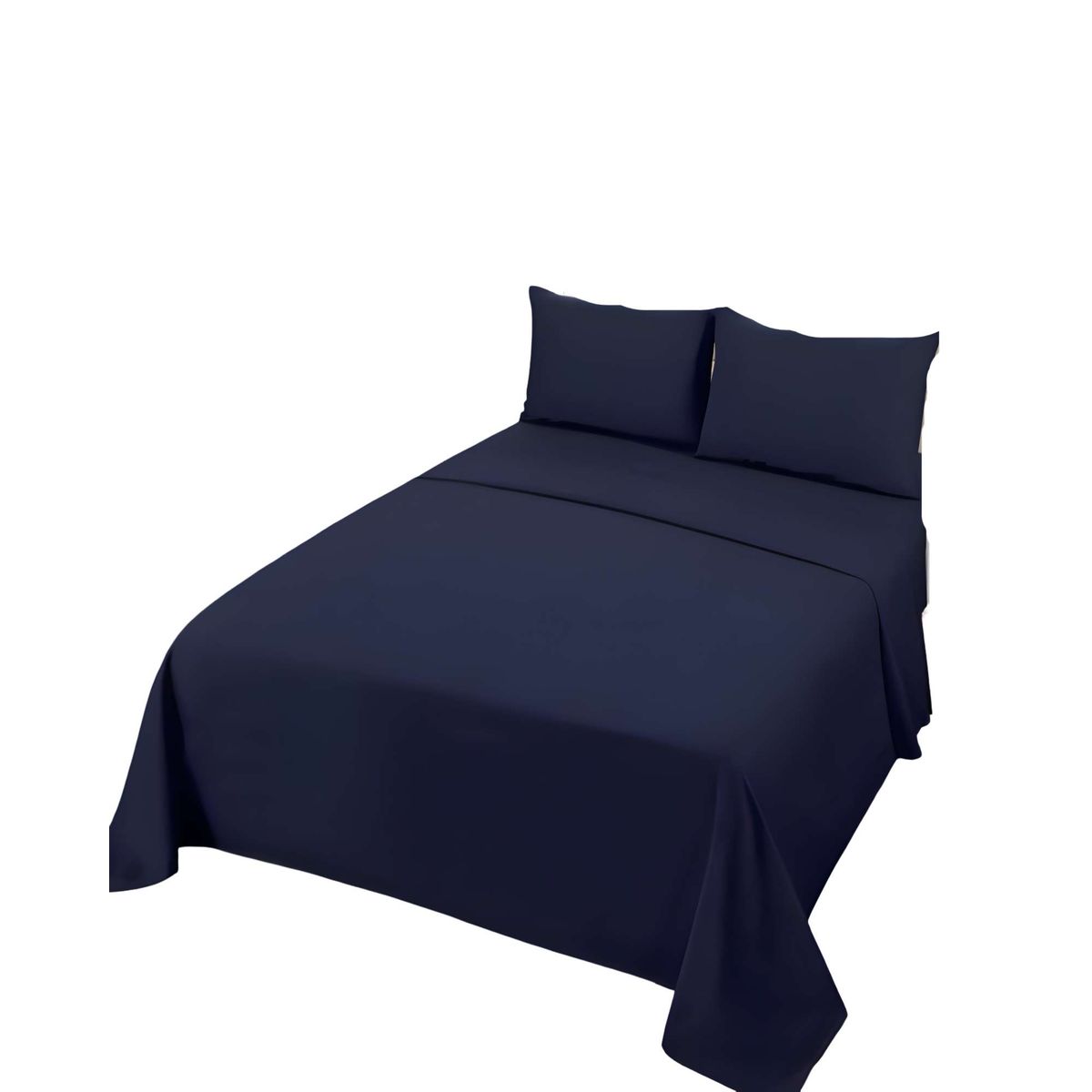 GENERICO - SET DE SABANAS SUPERKING AZUL OSCURO