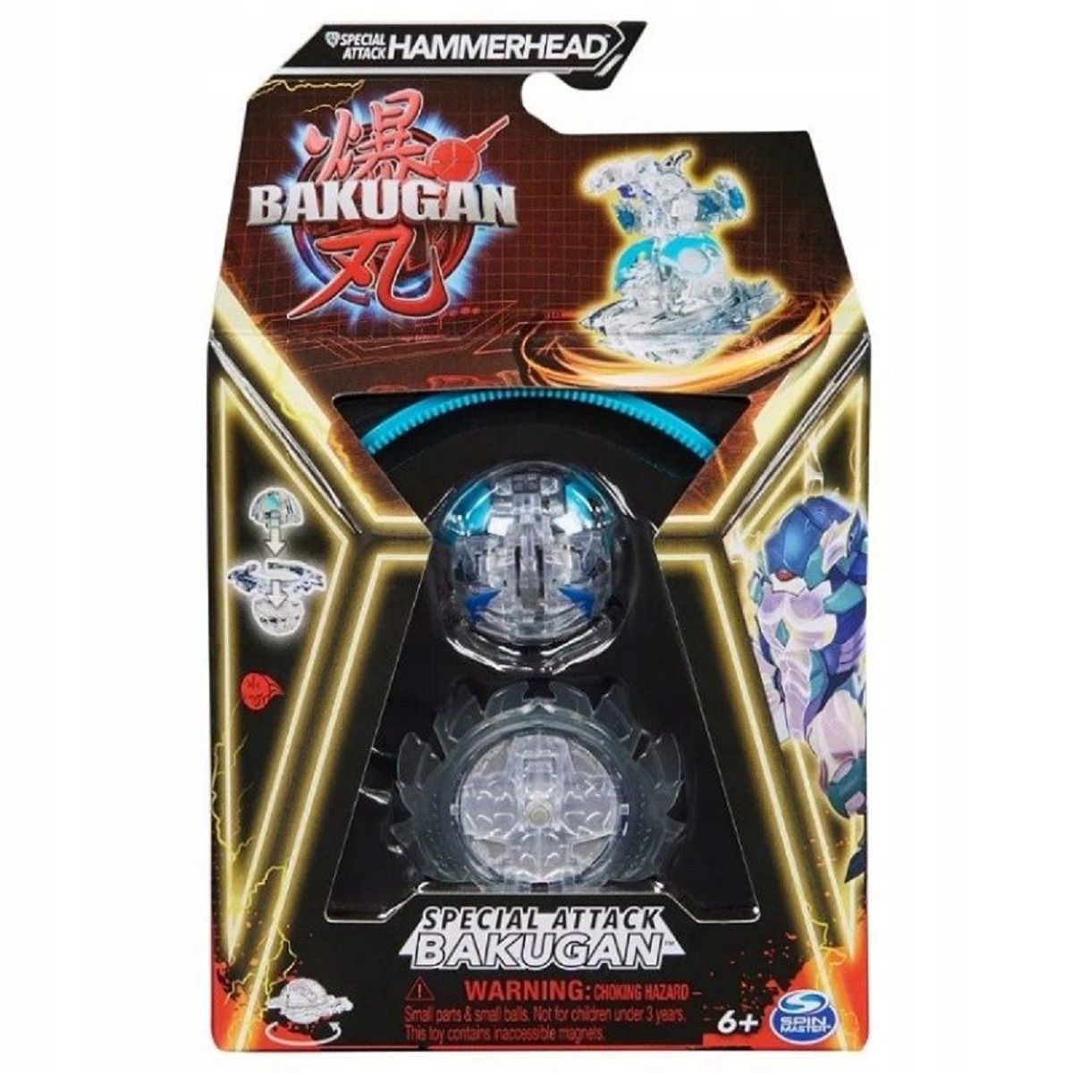 BAKUGAN - Bakugan figura coleccionable Hammerhead juguete original