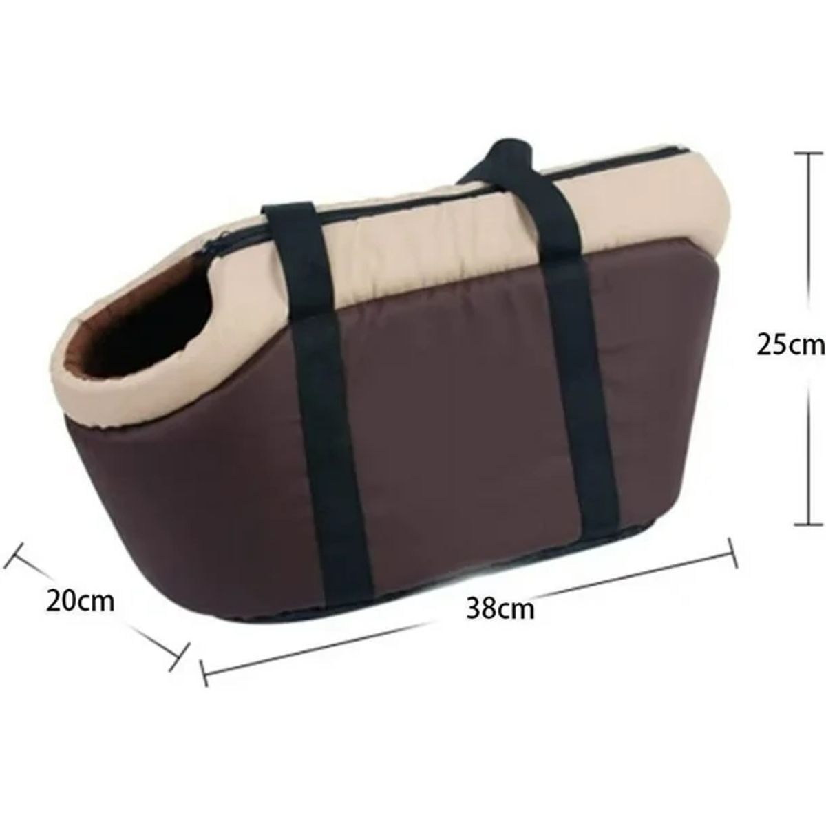 GENERICO - Bolso blando para transportar perro pequeño o gato 38x20cm