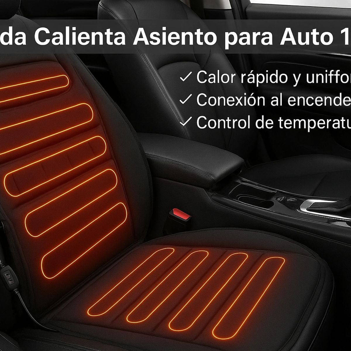 MOVI - Funda Calienta Asiento Para Auto Calefactor 12v