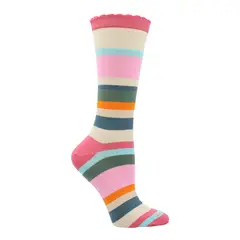 AZALEIA - Calcetines Lines Mujer Rosado