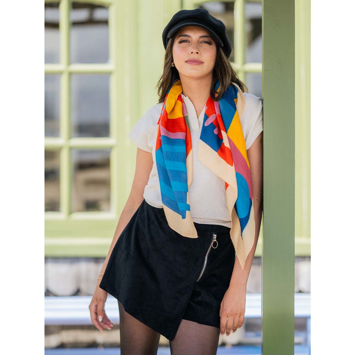 AZALEIA - Pañuelos Georgi Scarf Mujer Verde Oscuro AZALEIA