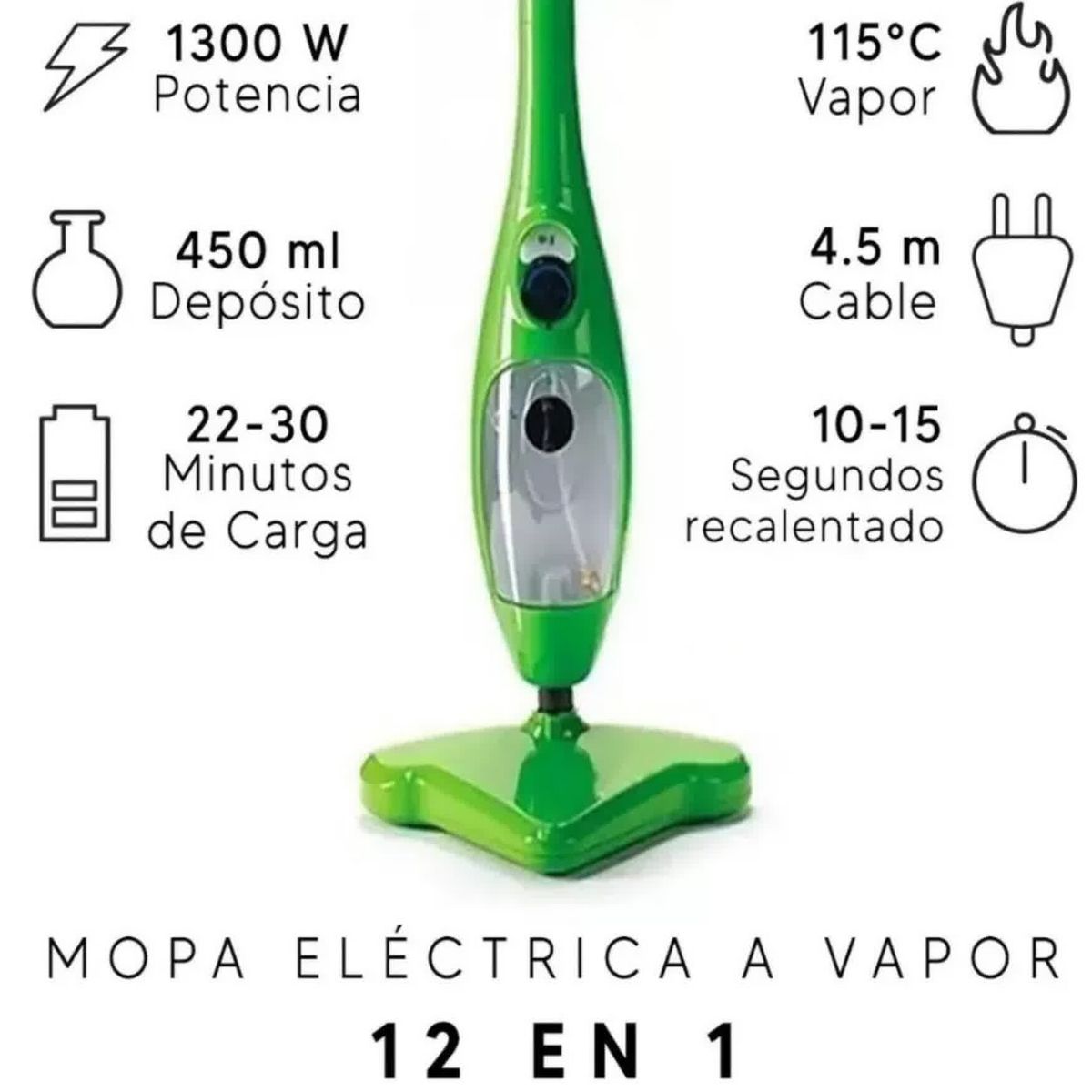 MOVI - Mopa a Vapor verde x 12
