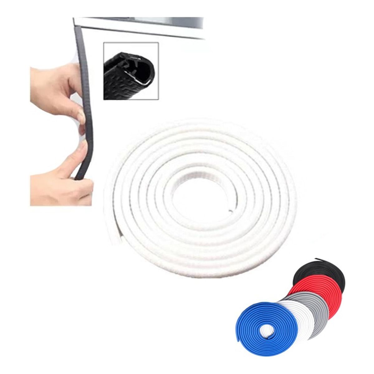GENERICO - Moldura De Auto Protectora Puerta