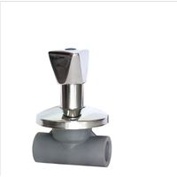 VALVULA DE CIERRE CROMADA PPR 25MM