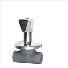 GENERICO - VALVULA DE CIERRE CROMADA PPR 25MM