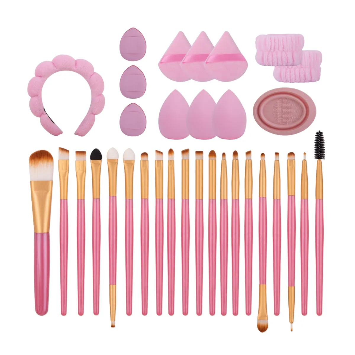 KINDA NICE - Set De 33 Pinceles De Maquillaje Profesionales