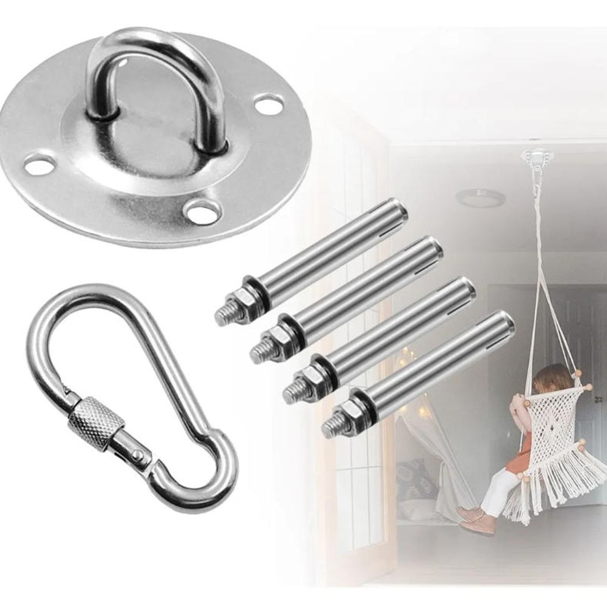 KINDA NICE - Anclaje De Techo Trx Yoga Ligas De Resistencia Box Techo