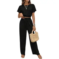 GIOIO - Conjunto Casual De Dos Piezas Con Textura Para Mujer