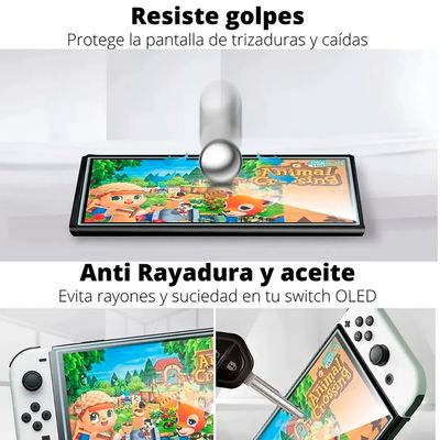 Imagen 2 del producto Protector De Pantalla Lamina Vidrio Templado Nintendo Switch