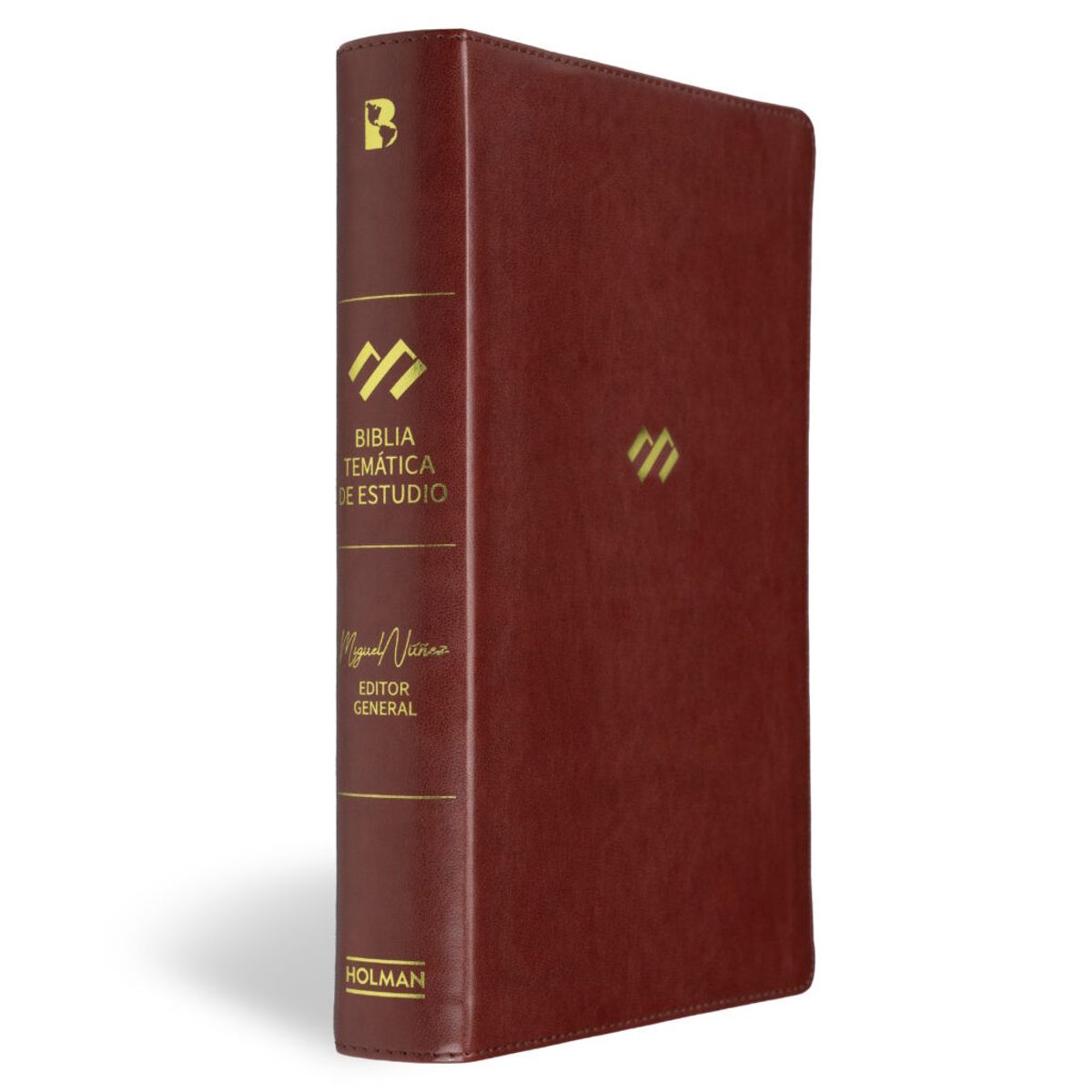 BROADMAN & HOLMAN PUBLISHERS - Biblia NBLA temática de estudio café símil piel