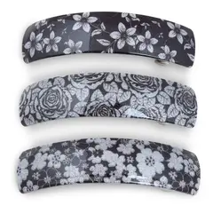 BIJOUTERIA LB20 SPA - Set De 3 Trabas Para El Pelo Promo A14 - Negro