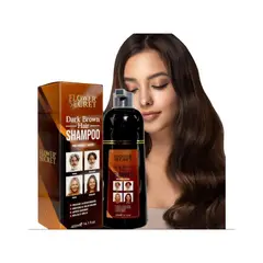 GENERICO - Shampoo Tinte Cubre Canas Color marrón oscuro 400ml