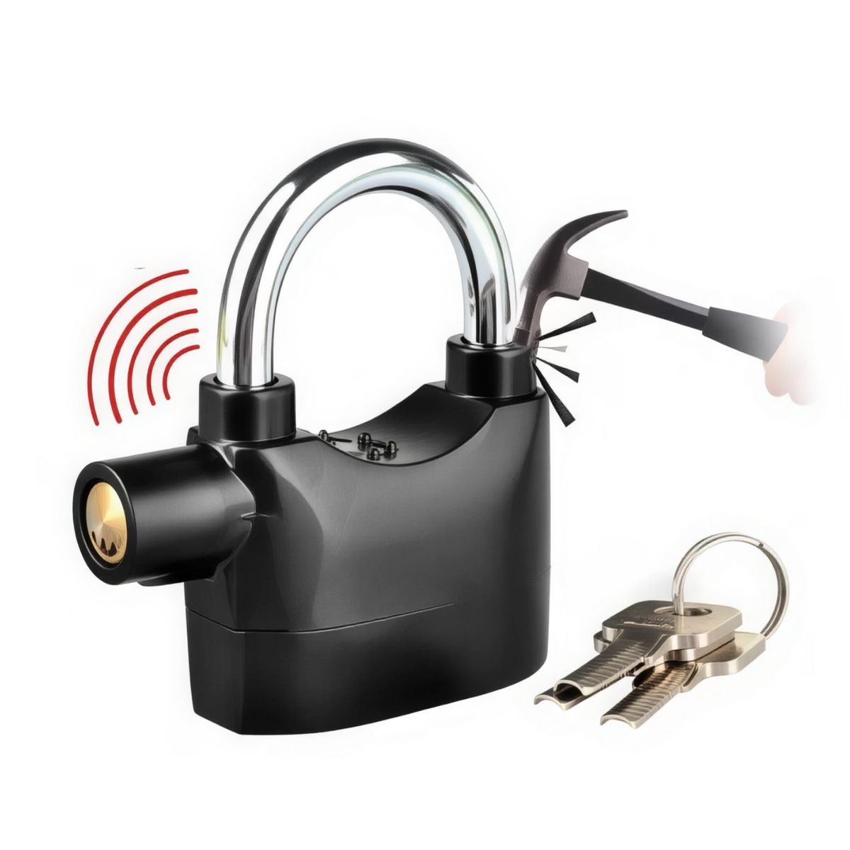 MOVI - Candado Antirrobo con Alarma