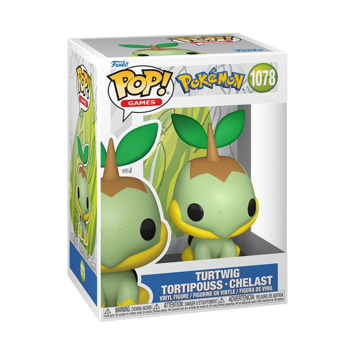 FUNKO - Funko Pop Pokémon – Turtwig 1078 + Protector