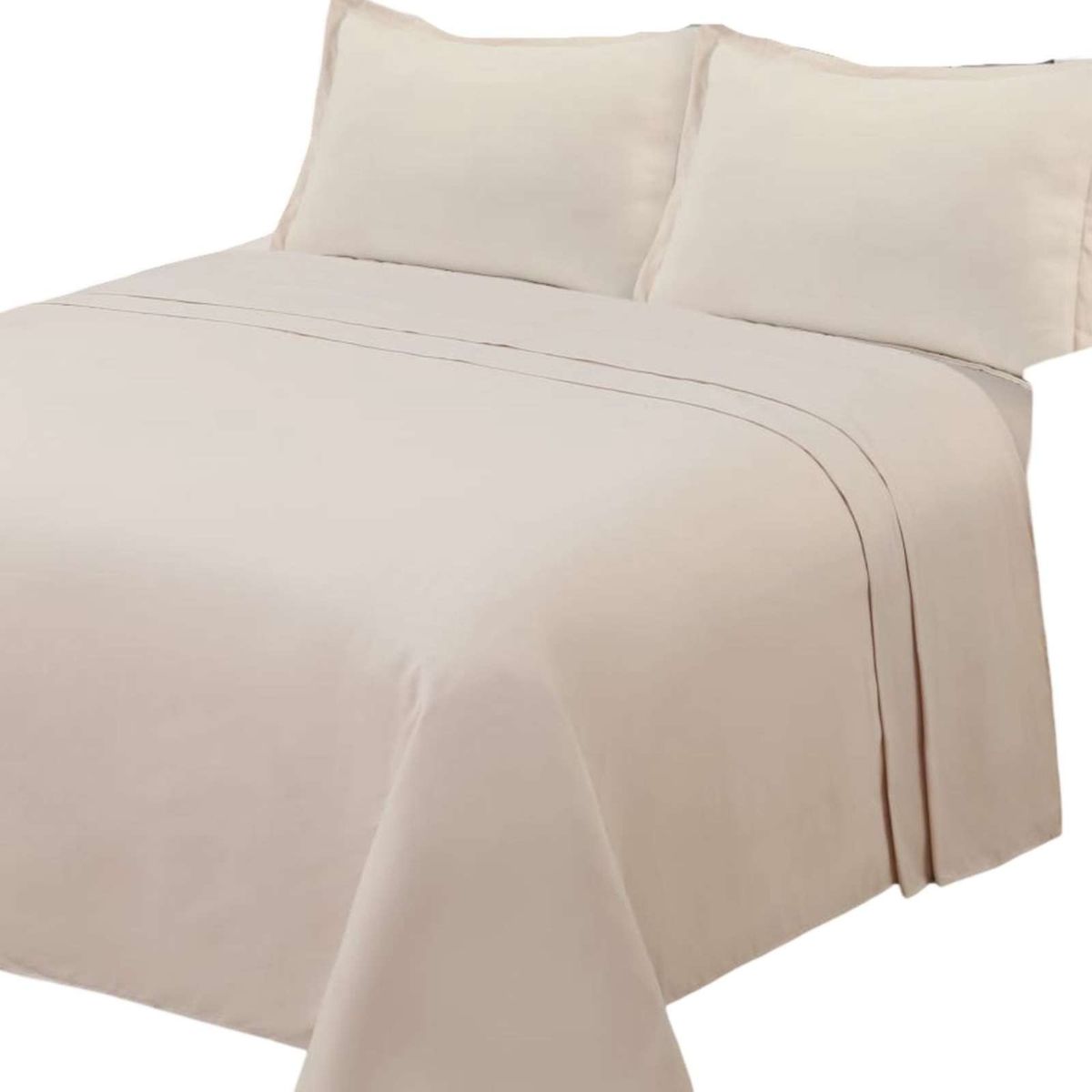 GENERICO - SÁBANA DE GENERO KING BEIGE