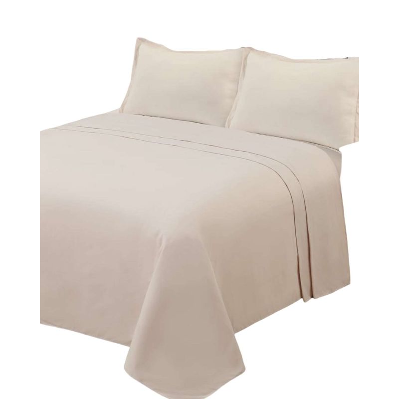 GENERICO - SÁBANA DE GENERO 2 PLAZA BEIGE