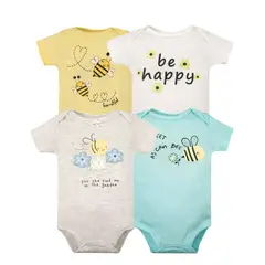 TEDMIMAK - Bodys manga corta set 4 unidades