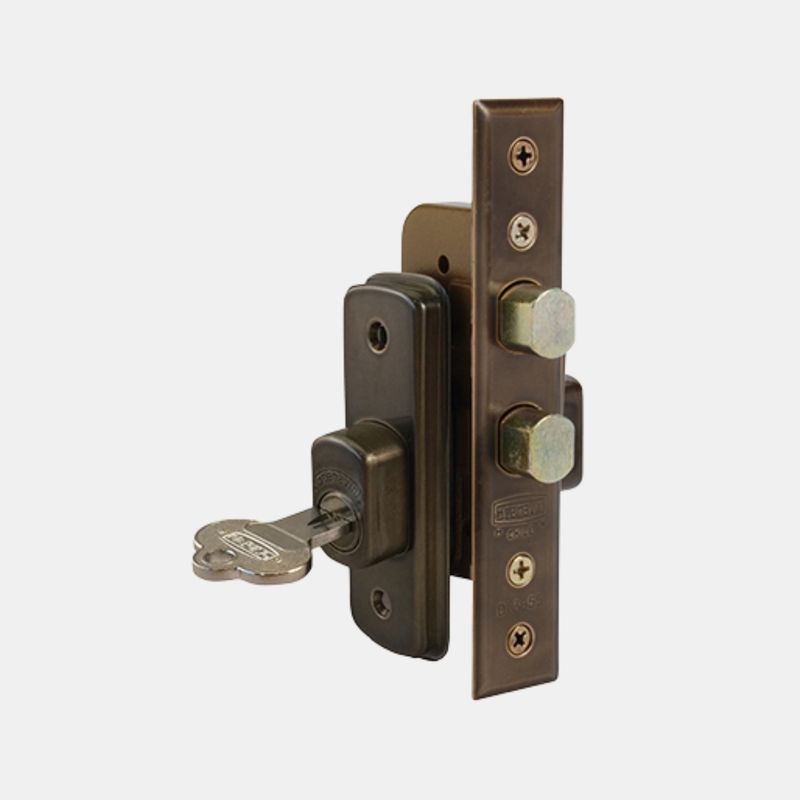 SCANAVINI - CERRADURA/CHAPA SCANAVINI 1270 Bronce Envejecido (Perfil metálico)