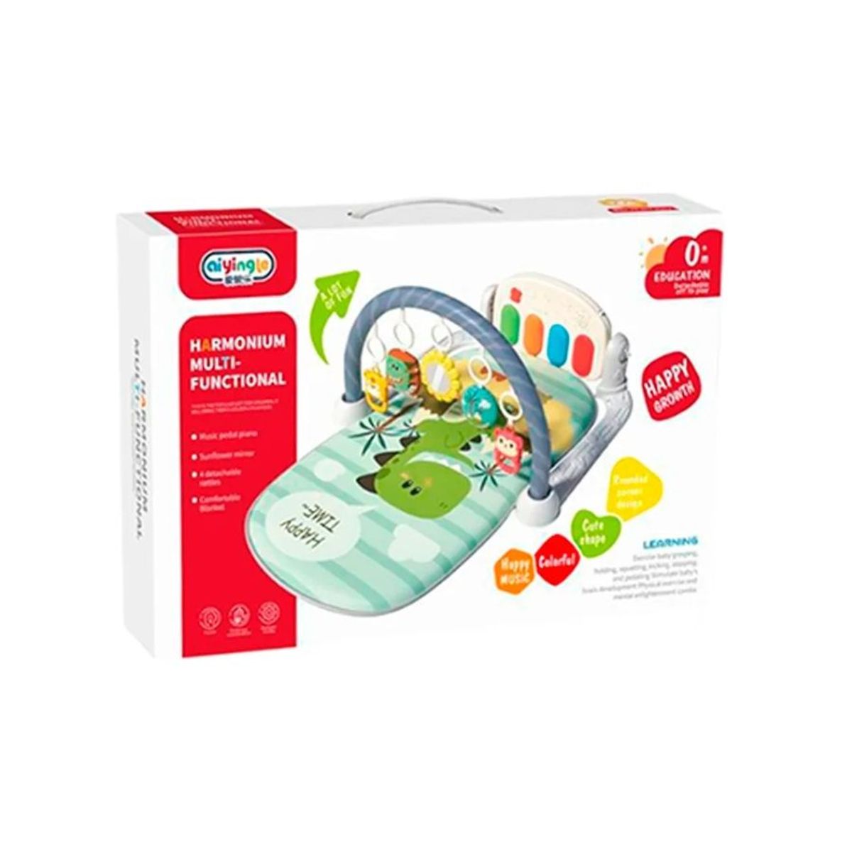 GENERICO - Gimnasio Con Tapete Piano Juguete Para Bebés Verde