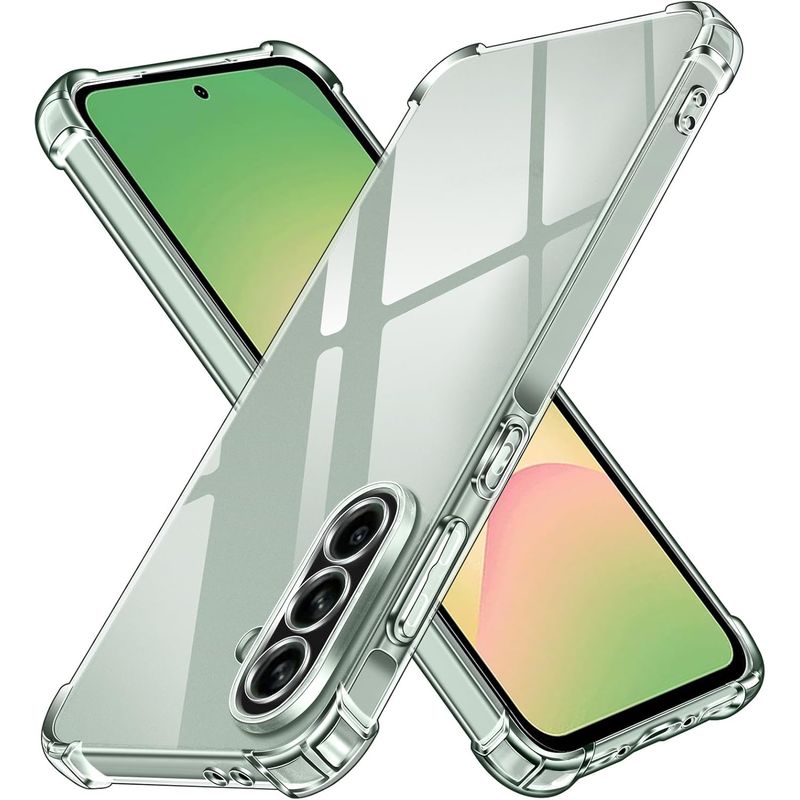 GENERICO - CARCASA PARA GALAXY A56 - TRANSPARENTE ANTIGOLPES ESQUINAS REFORZADAS