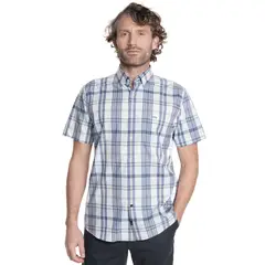 MCGREGOR - CAMISA HOMBRE MANGA CORTA ESCOCESA RADIO CITY