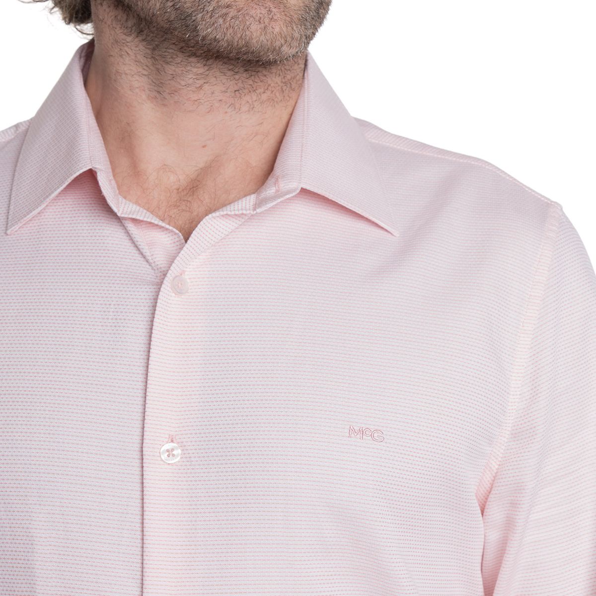 MCGREGOR - CAMISA HOMBRE MANGA LARGA JACQUARD WILLIAMSBURG